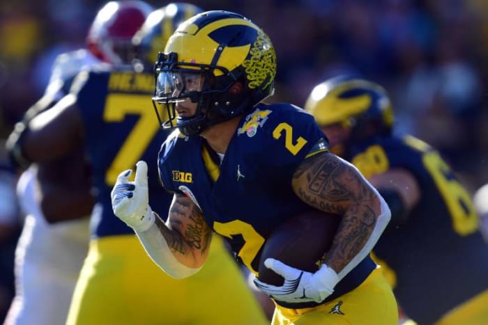 Michigan running back Blake Corum